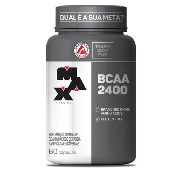 Imagem de Bcaa 2400mg 200 Caps + Bcaa 2400mg 60 Caps Max Titanium