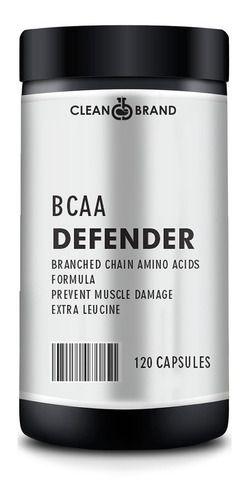 Imagem de Bcaa defender amino 120 cápsulas - 60 doses - clean brand