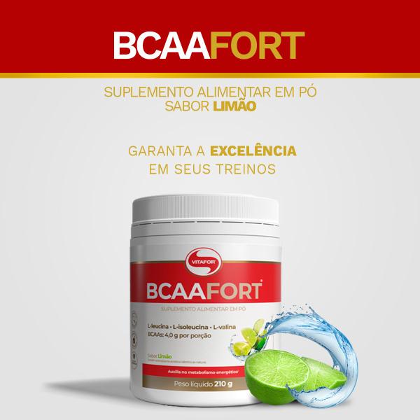 Imagem de Bcaa fort 210g limao - vitafor