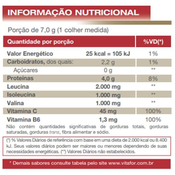 Imagem de Bcaa Fort Vitafor Vegano 210G Tangerina