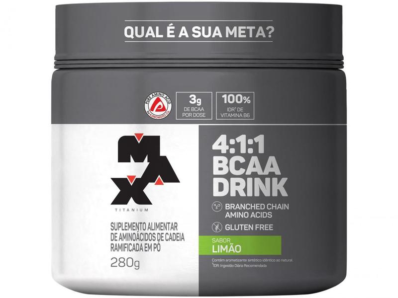 Imagem de BCAA Max Titanium 4:1:1 Drink em Pó 280g - Limão