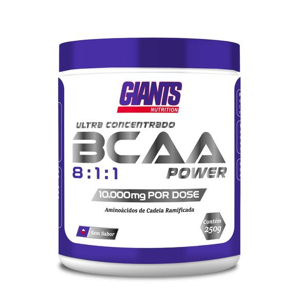 Imagem de Bcaa Power 4:1:1 250G Ultra Conc 10G Giants - Sem Sabor