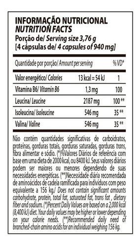 Imagem de Bcaa Top 120 Capsulas Aminoacidos Vitaminas Integralmédica