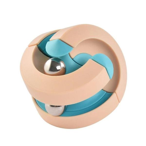 Imagem de Bead Orbit Ball Cube Fidget Toy Bola Orbital De Gude Gira Spinner Cubo Labirinto Infinito 3D