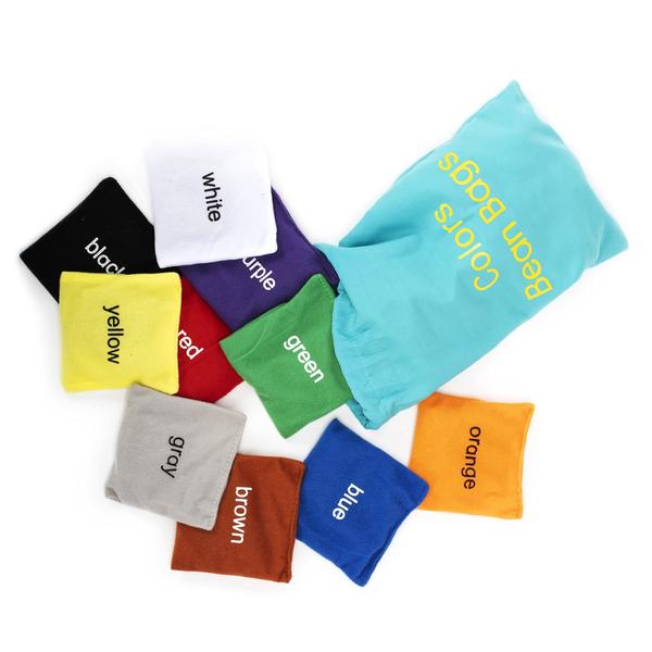 Imagem de Beanbags Educational Insights Learn Colors, conjunto de 10 a 3 ou mais