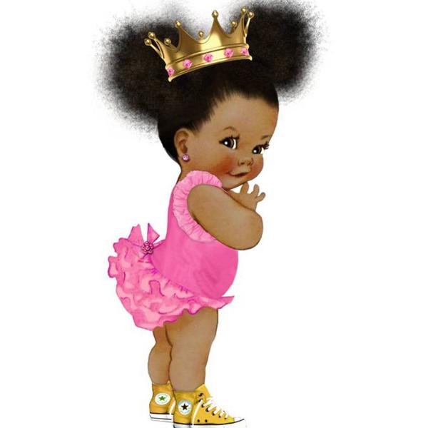 Bebê Black Power Papel De Arroz Para Bolos A4 - Mec Art Imagem de Bebê Black Power Papel De Arroz Para Bolos A4