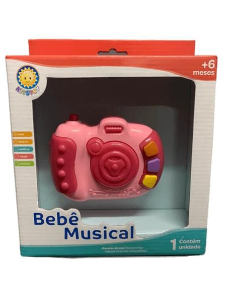 Imagem de Bebê Musical Câmera Rosa 782 - Kitstar