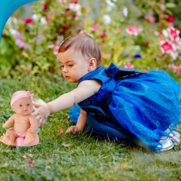 Imagem de Bebê Realista Baby Ball Xixi Que Faz Xixi E Vem Com Acessórios Presente De Aniversario