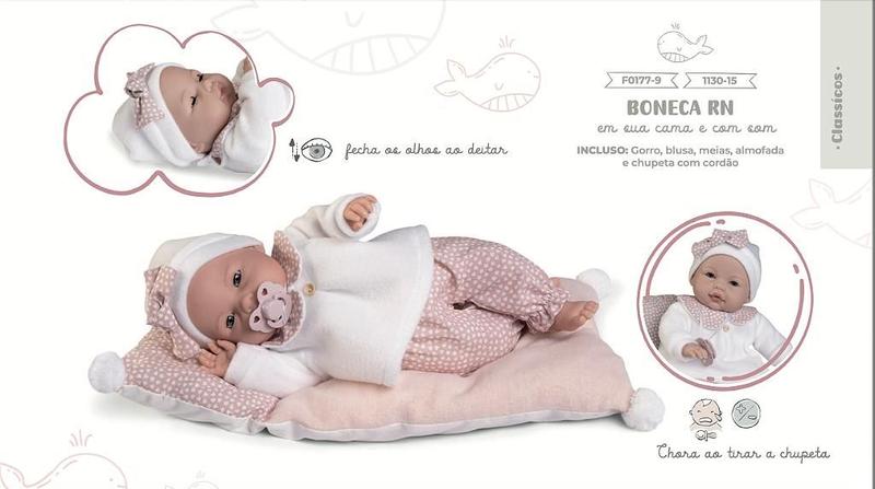 Bebê Reborn BONECA ANTONIO JUAN Abre e fecha os Olhos com Som e Corpo de Pano F1779 - FUN Imagem de Bebê Reborn BONECA ANTONIO JUAN Abre e fecha os Olhos com Som e Corpo de Pano F1779