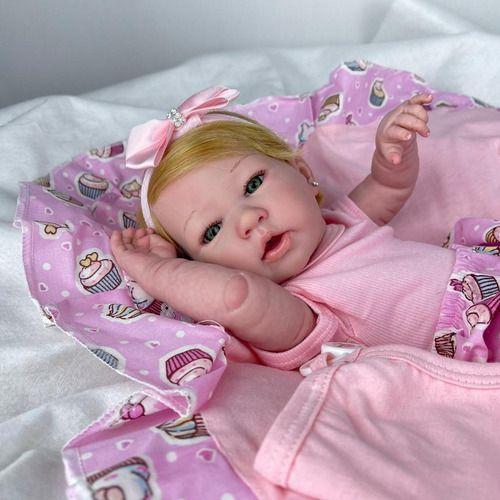 Imagem de Bebe Reborn Boneca Beatriz, Enxoval Completo  