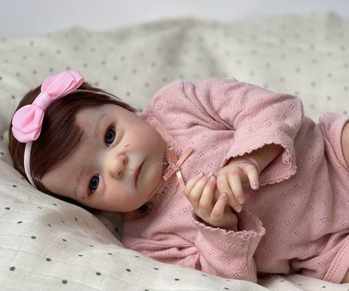 Imagem de Bebe Reborn Boneca Mari  ! Fio A Fio Com Enxoval