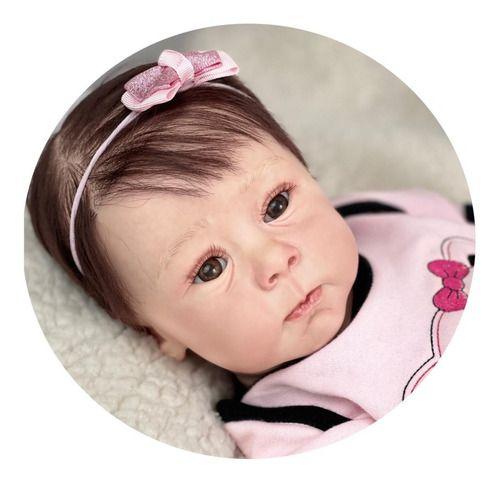 Bebe Reborn Boneca Silicone Realista Menina Enxoval - Ana dolls Imagem de Bebe Reborn Boneca Silicone Realista Menina Enxoval
