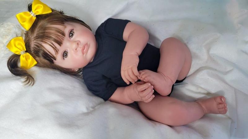 Bebê Reborn Feito a Mao Artesanal - Mundo Azul e Rosa Imagem de Bebê Reborn Feito a Mao Artesanal