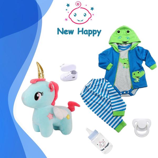 Bebe Reborn Gêmeos Menino Corpo Silicone New Happy Imagem de Bebe Reborn Gêmeos Menino Corpo Silicone New Happy