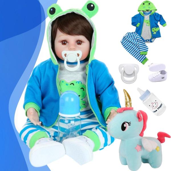 Bebe Reborn Gêmeos Menino Corpo Silicone New Happy Imagem de Bebe Reborn Gêmeos Menino Corpo Silicone New Happy