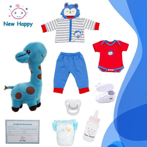 Bebe Reborn Gêmeos Menino Corpo Silicone New Happy Imagem de Bebe Reborn Gêmeos Menino Corpo Silicone New Happy