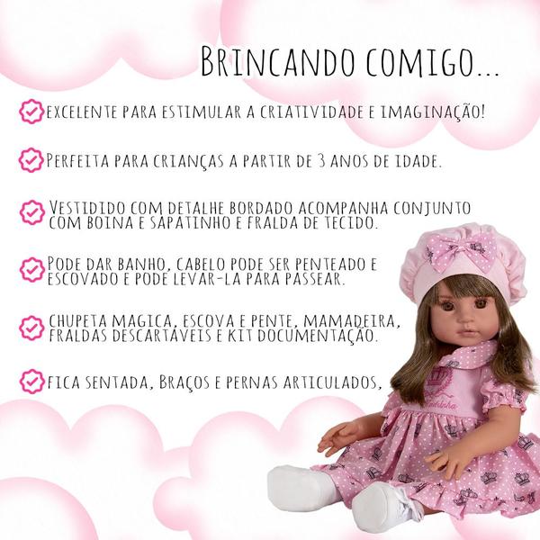 Bebê Reborn Infantil Realista Menina 100% de Silicone - Cegonha Reborn Dolls Imagem de Bebê Reborn Infantil Realista Menina 100% de Silicone