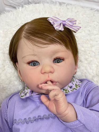 Bebe Reborn Linda Toma Banho Kylin - ANA DOLLS Imagem de Bebe Reborn Linda Toma Banho Kylin