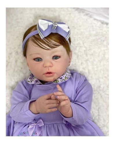 Bebe Reborn Linda Toma Banho Kylin - ANA DOLLS Imagem de Bebe Reborn Linda Toma Banho Kylin