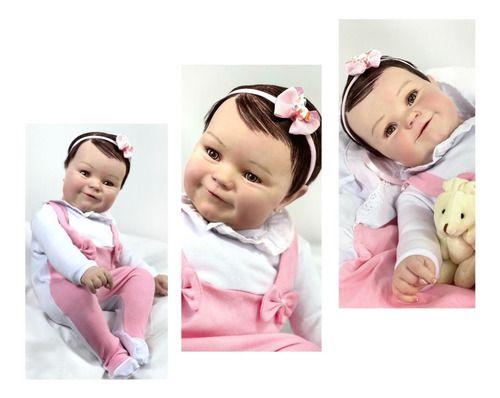 Imagem de Bebe Reborn Maddie Realista Menina Perfeita Tecido Linda