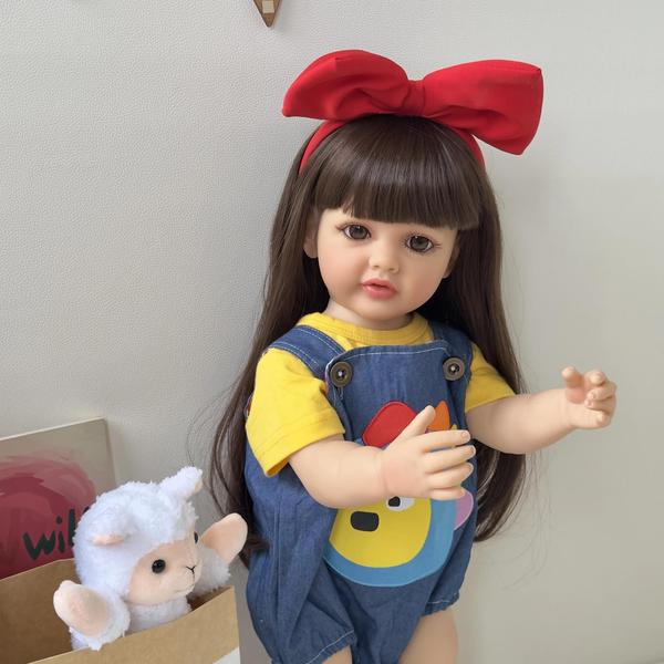 Imagem de Bebe Reborn Menina 100% Silicone 57 Cm - Liz