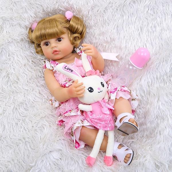 Imagem de Bebe Reborn Menina Boneca 100% Silicone- Elisa