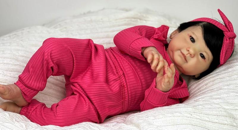 Bebê Reborn Menina Cai Silicone - Ana Dolls Imagem de Bebê Reborn Menina Cai Silicone