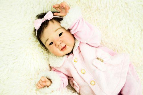 Imagem de  Bebe Reborn Menina Japonesa Real   Fio A Fio Com Enxoval 