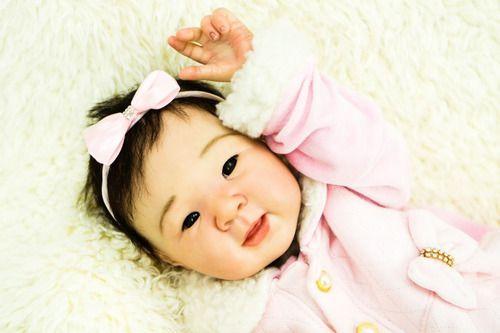 Bebe Reborn Menina Japonesa Real Fio A Fio Com Enxoval - Ana dolls Imagem de Bebe Reborn Menina Japonesa Real Fio A Fio Com Enxoval