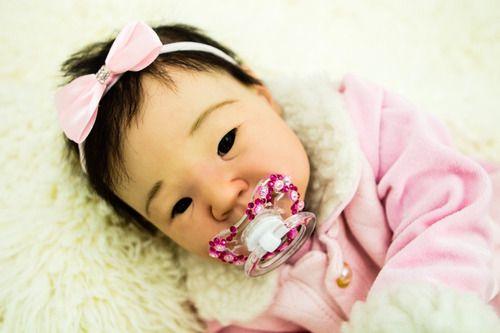Bebe Reborn Menina Japonesa Real Fio A Fio Com Enxoval - Ana dolls Imagem de Bebe Reborn Menina Japonesa Real Fio A Fio Com Enxoval