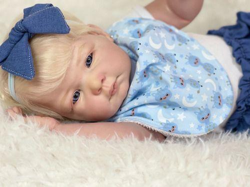 Bebê Reborn Menina Real Silicone, Toma Banho Pronta Entrega - Ana dolls Imagem de Bebê Reborn Menina Real Silicone, Toma Banho Pronta Entrega