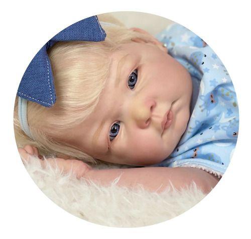 Bebê Reborn Menina Real Silicone, Toma Banho Pronta Entrega - Ana dolls Imagem de Bebê Reborn Menina Real Silicone, Toma Banho Pronta Entrega