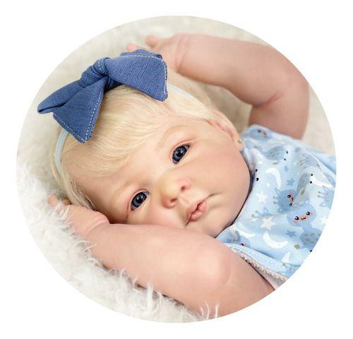 Bebê Reborn Menina Real Silicone, Toma Banho Pronta Entrega - Ana dolls Imagem de Bebê Reborn Menina Real Silicone, Toma Banho Pronta Entrega