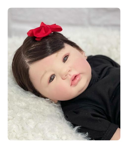 Imagem de Bebê Reborn Menina Silicone, Princesa Luxo Realista