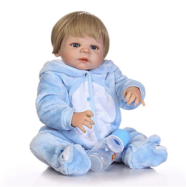 Imagem de Bebê Reborn Menino 57cm 100% Silicone - Vitor