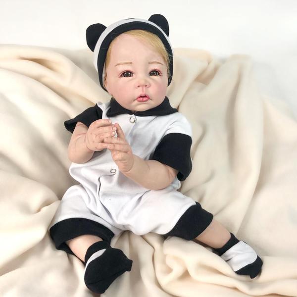 Imagem de Bebê Reborn Menino Enxoval Panda