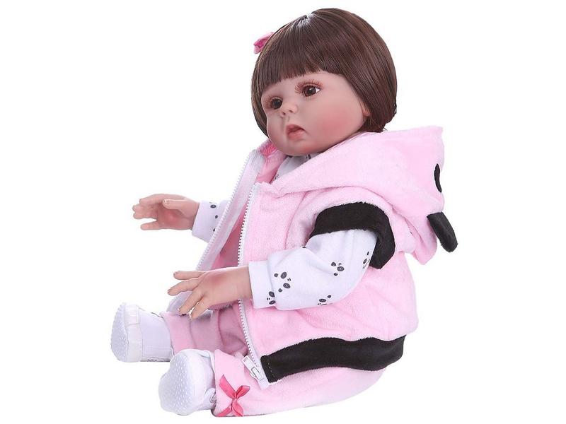 Imagem de Bebê Reborn Pelúcia Laura Baby 45cm