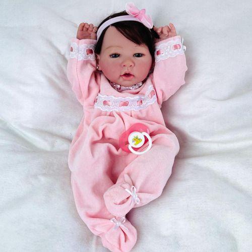 Bebe Reborn Princesa Boneca Enxoval E Carrinho, Toma Banho - Ana Dolls Imagem de Bebe Reborn Princesa Boneca Enxoval E Carrinho, Toma Banho