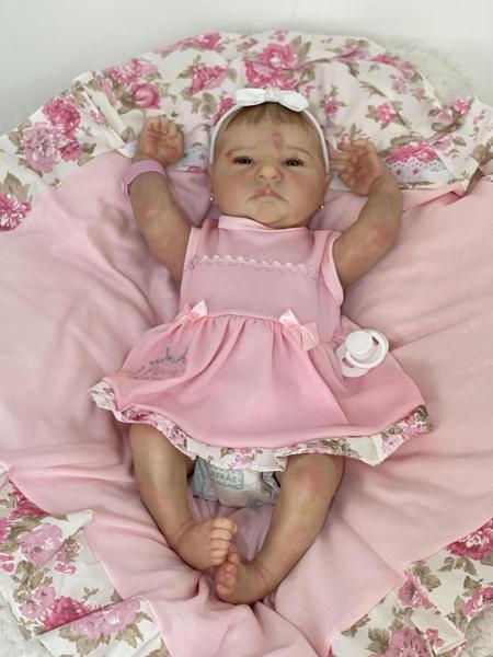 Imagem de Bebe Reborn Princesa Toma Banho - Realista