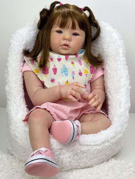 Bebe Reborn Realista Abigail Maravilhosa - Ana Dolls Imagem de Bebe Reborn Realista Abigail Maravilhosa