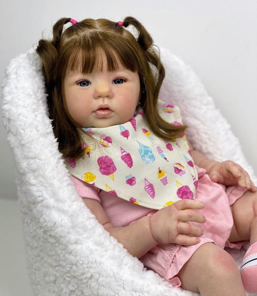 Bebe Reborn Realista Abigail Maravilhosa - Ana Dolls Imagem de Bebe Reborn Realista Abigail Maravilhosa