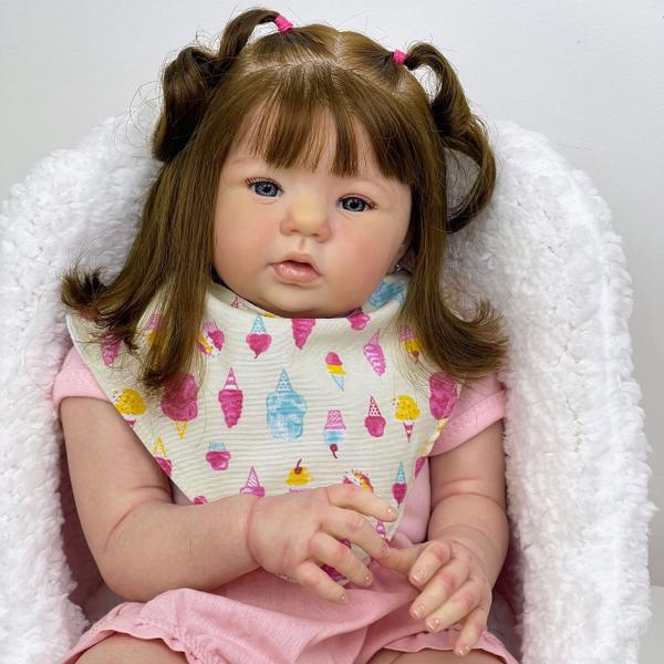 Bebe Reborn Realista Abigail Maravilhosa - Ana Dolls Imagem de Bebe Reborn Realista Abigail Maravilhosa