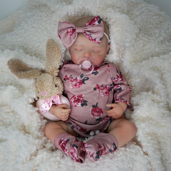 Imagem de Bebê Reborn Realista Brastoy Boneca de Silicone Kit Conjunto de Roupa Chupeta Mamadeira e Pelúcia Original Completo