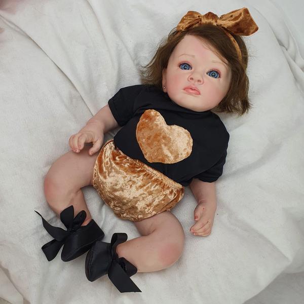 Imagem de Bebê Reborn Realista Maria Eduarda, Feita à Mão