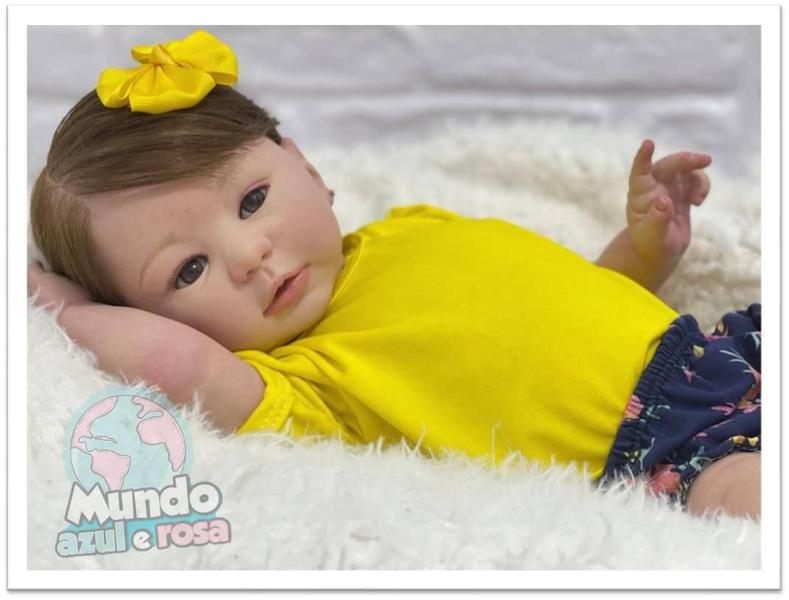 Imagem de Bebê Reborn Realista Silicone, Princesa Enxoval Completo