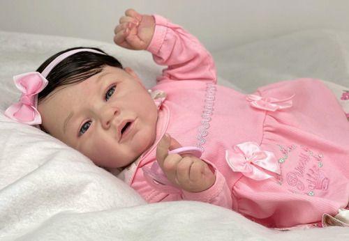 Imagem de Bebe Reborn  Silicone Banho  Princesa Fio A Fio