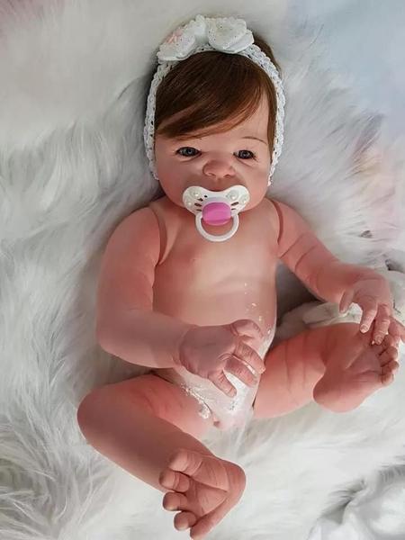 Imagem de Bebe reborn  silicone  pode dar banho   