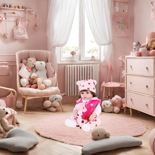 Bebê Sweetie Reborn (R) Menina Realista Silicone-doll 48cm - S3 Imagem de Bebê Sweetie Reborn (R) Menina Realista Silicone-doll 48cm