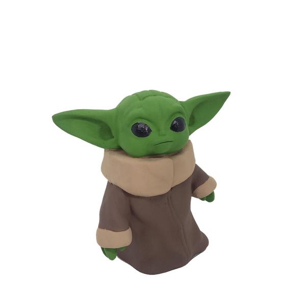 Imagem de Bebê Yoda Mandalorian Star Wars Estatueta Baby Yoda