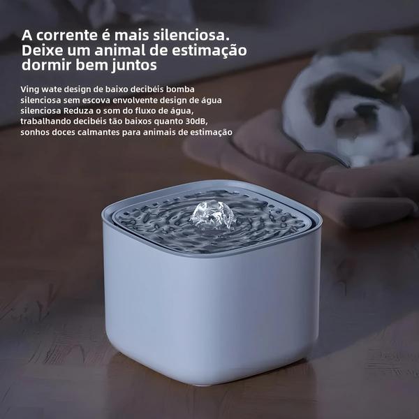 Imagem de Bebedouro Automático para Pets com Porta USB - 3L